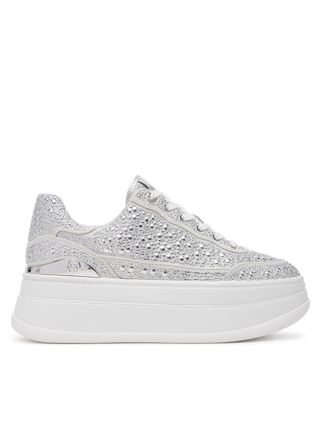 MICHAEL Michael Kors Sneakersy MICHAEL Michael Kors Hayes 43S5HYFS2D Srebrny