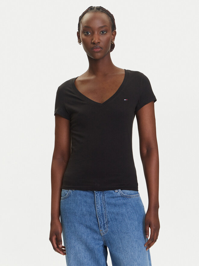 Tommy Jeans Tommy Jeans Σετ 2 T-Shirts DW0DW21367 Μαύρο Slim Fit