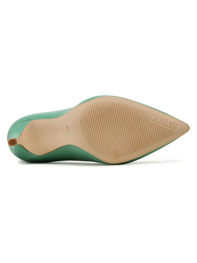 Guess Обувки на ток Guess Gavi4 FL5GV4 LEA09 Зелен