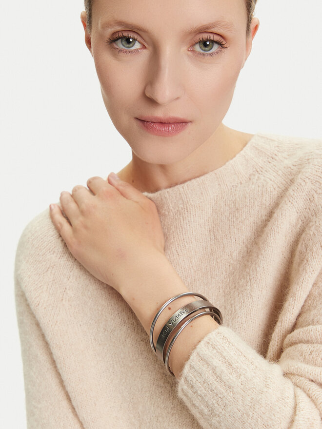 Patrizia Pepe 3 db-os karkötő szett Patrizia Pepe 8J1740/M073-S741 Ezüst