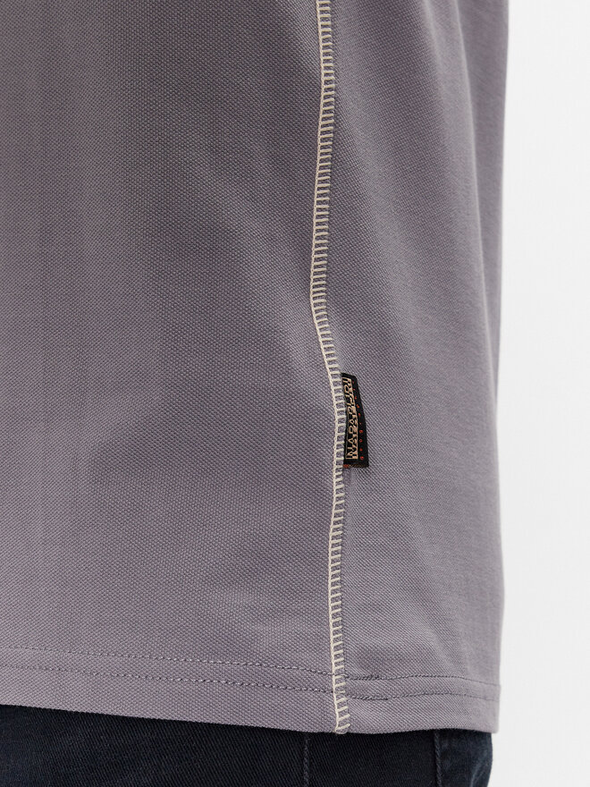 Napapijri Napapijri Poloshirt E-Aylmer NP0A4HTN Grau Regular Fit