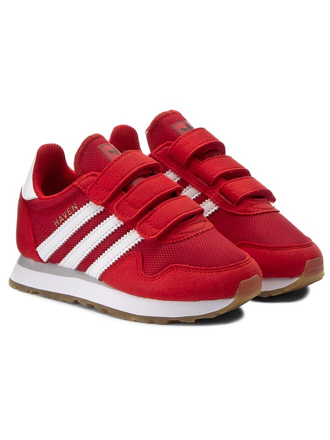 Sneakersy adidas Haven Cf C BY9484 Czerwony eobuwie .pl