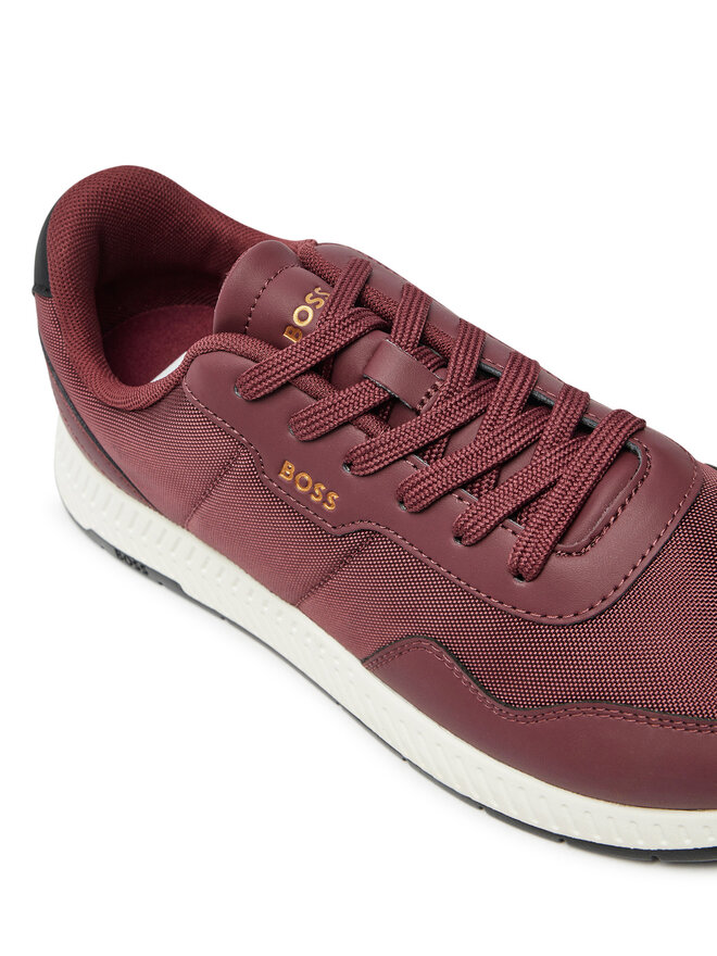 HUGO Sneakersy Hugo Titanium 50523180 Bordowy