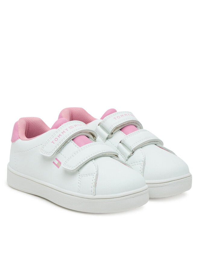 Tommy Hilfiger Sneakers Tommy Hilfiger Low Cut Velcro Sneaker T1A9-33965-1355 M Bianco
