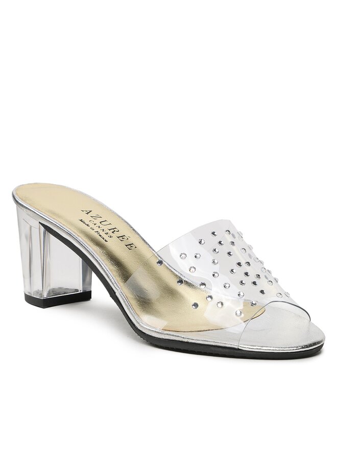 Mules sandales de bain Azuree Maia 8PT Transparent chaussures