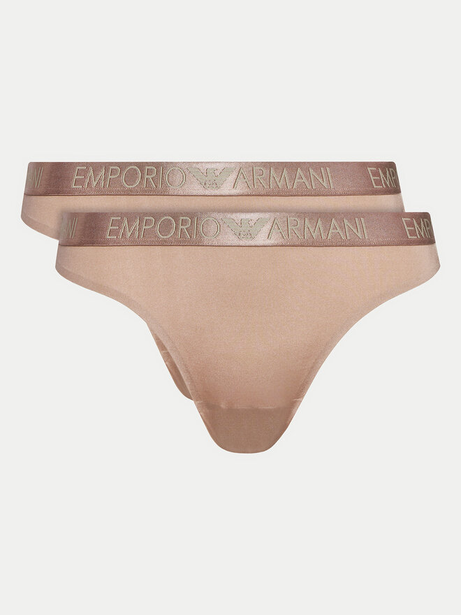 Emporio Armani Underwear Emporio Armani Underwear 2er-Set klassische Damenslips 163334 4F235 16355 Beige