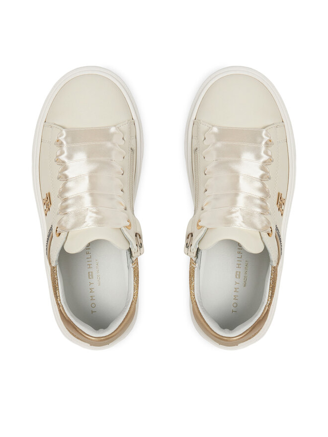 Tommy Hilfiger Снікерcи Tommy Hilfiger Low Cut Lace-Up Sneaker T4A9-33935-1281 M Білий