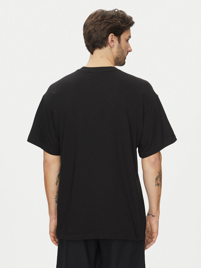 adidas adidas Marškinėliai Trefoil Essentials JD0349 Juoda Oversize