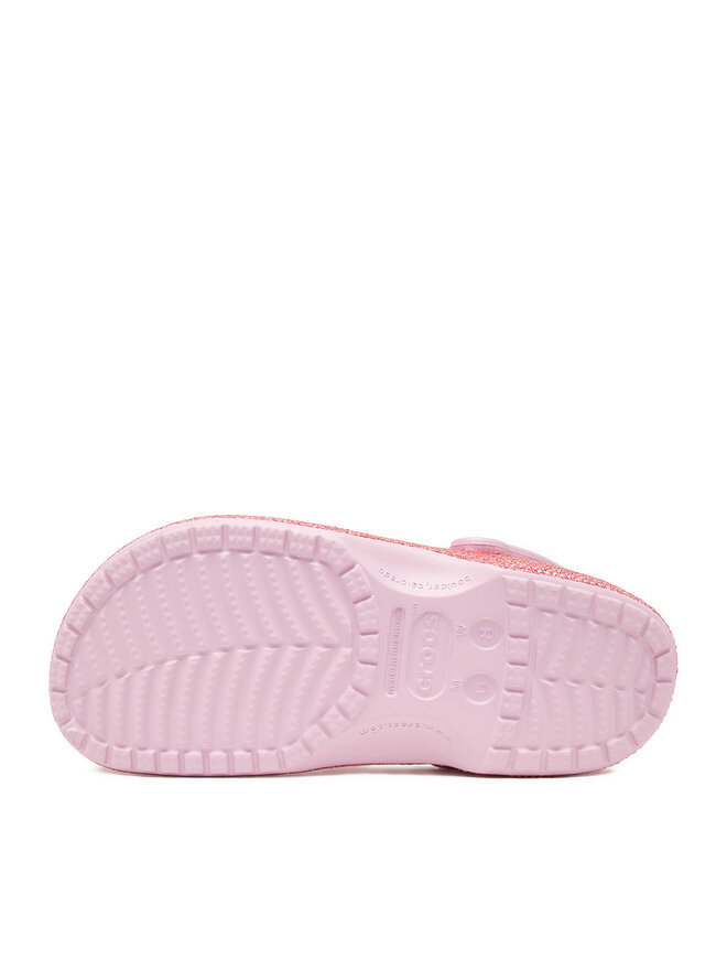 Crocs Pantoletten Crocs C-BAYA GLITTER CLOG 205925-6GD Rosa