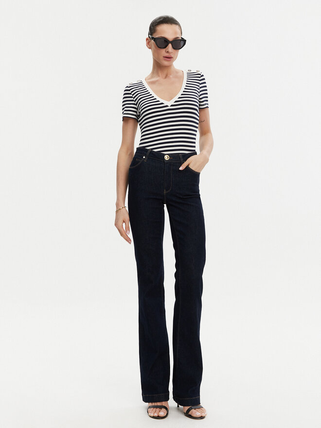 Morgan Morgan T-Shirt 241-DINA Dunkelblau Regular Fit