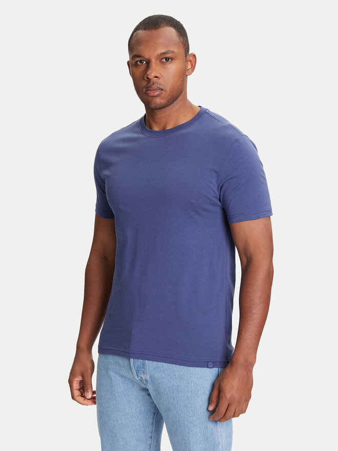 United Colors Of Benetton United Colors Of Benetton Marškinėliai 3U53J1F15 Mėlyna Regular Fit