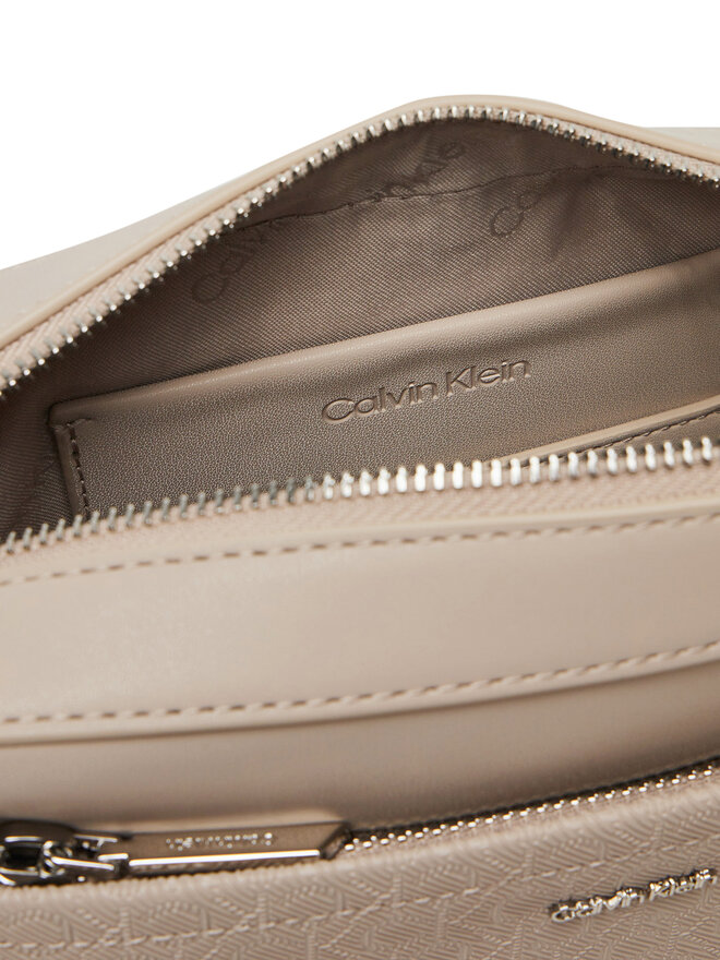 Calvin Klein Сумка Calvin Klein Ck Must Aop Double Straps Camera LV04F3080G Бежевий