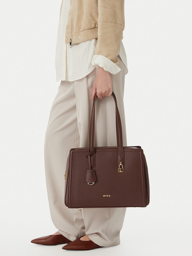MEXX Handtasche MEXX EO-MEXX-S-014-10 Dunkelbraun