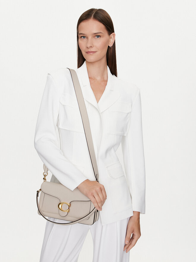 Coach Handtasche Coach Pbbl Tab Sb 26 Rf CH857 Écru