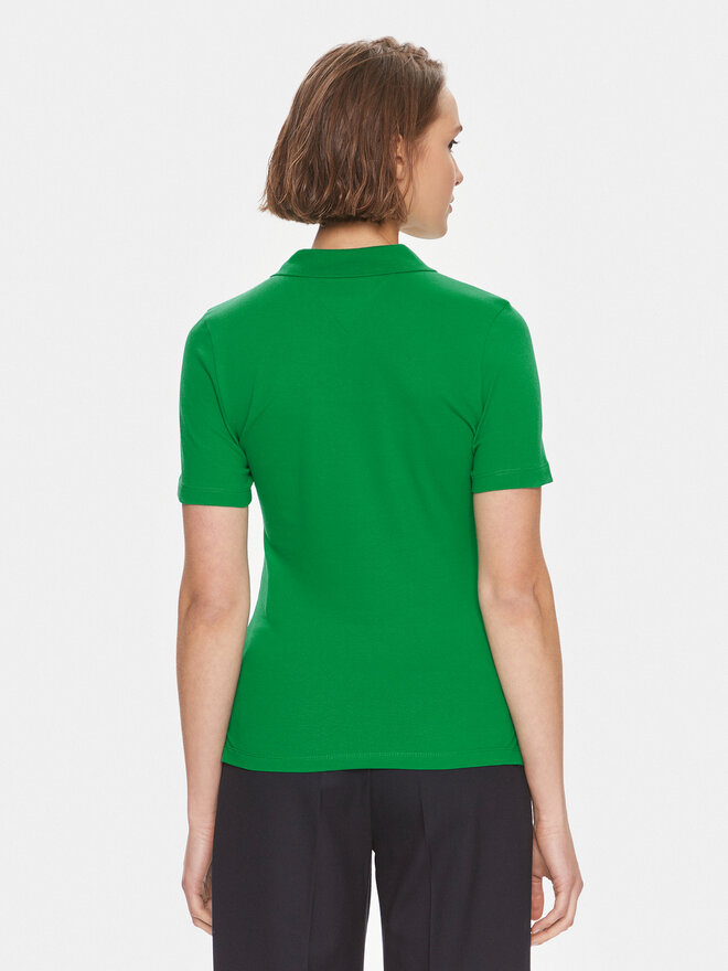 Tommy Hilfiger Tommy Hilfiger Polo 1985 WW0WW37823 Verde Slim Fit