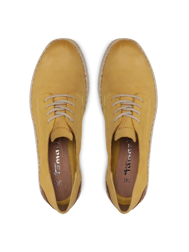 Tamaris Oxford cipők Tamaris 1-23604-26 Sárga