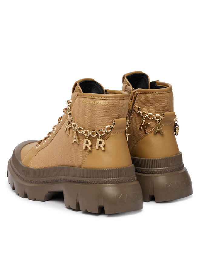 KARL LAGERFELD Schnürschuhe KARL LAGERFELD Trekka Max KL43536S Hellbraun