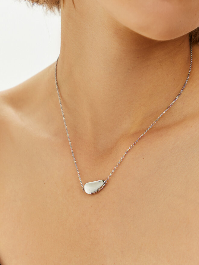 Calvin Klein Naszyjnik Calvin Klein 35000600 Srebrny