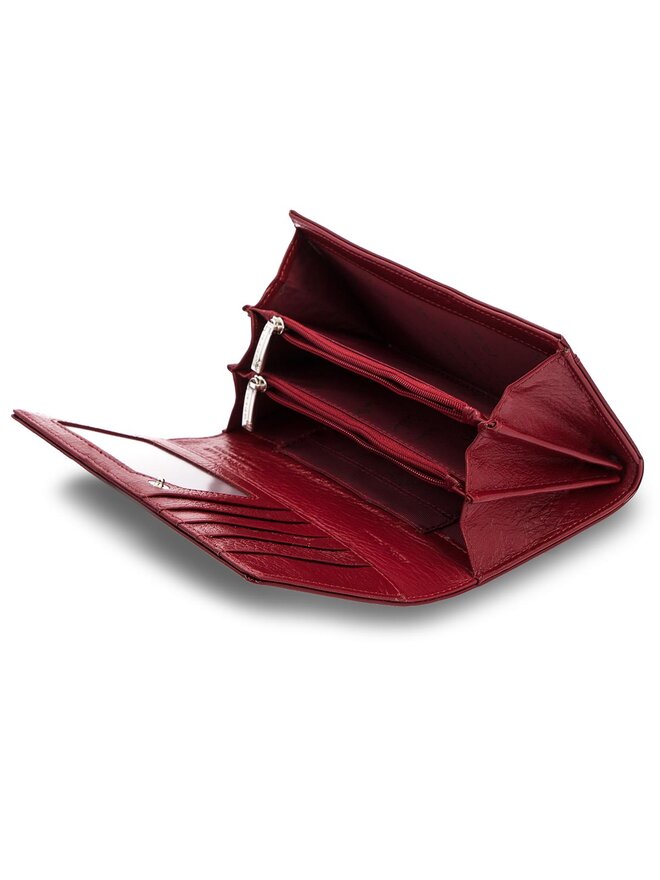 Pierre Cardin Duży Portfel Damski Pierre Cardin 05 LINE 114 Czerwony