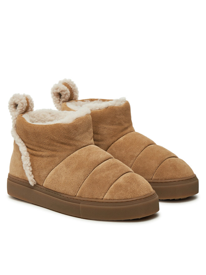 Inuikii Μπότες Χιονιού Inuikii Shearling Slipin 75202-010 Μπεζ