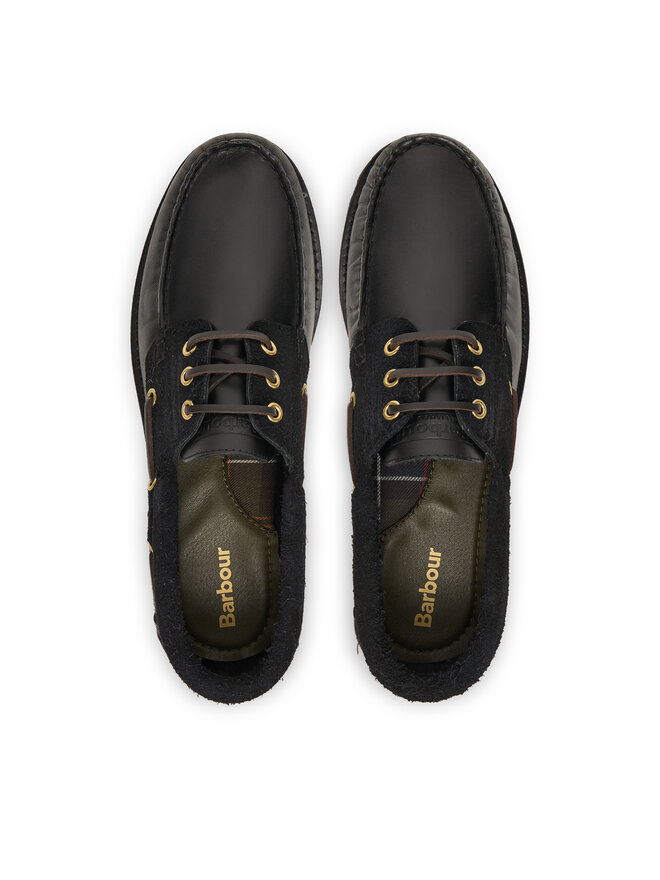 Barbour Mocassini Barbour Deck Boat MFO0795BK51 Nero