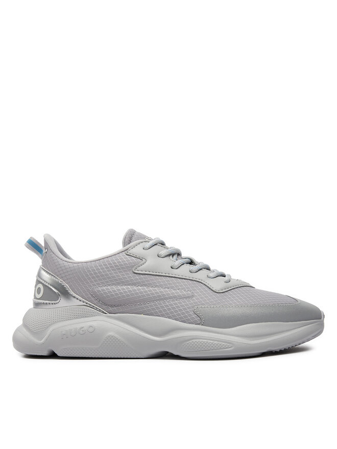 HUGO Sneakers Hugo Leon Runn Ripstop 50517154 Silberfarben