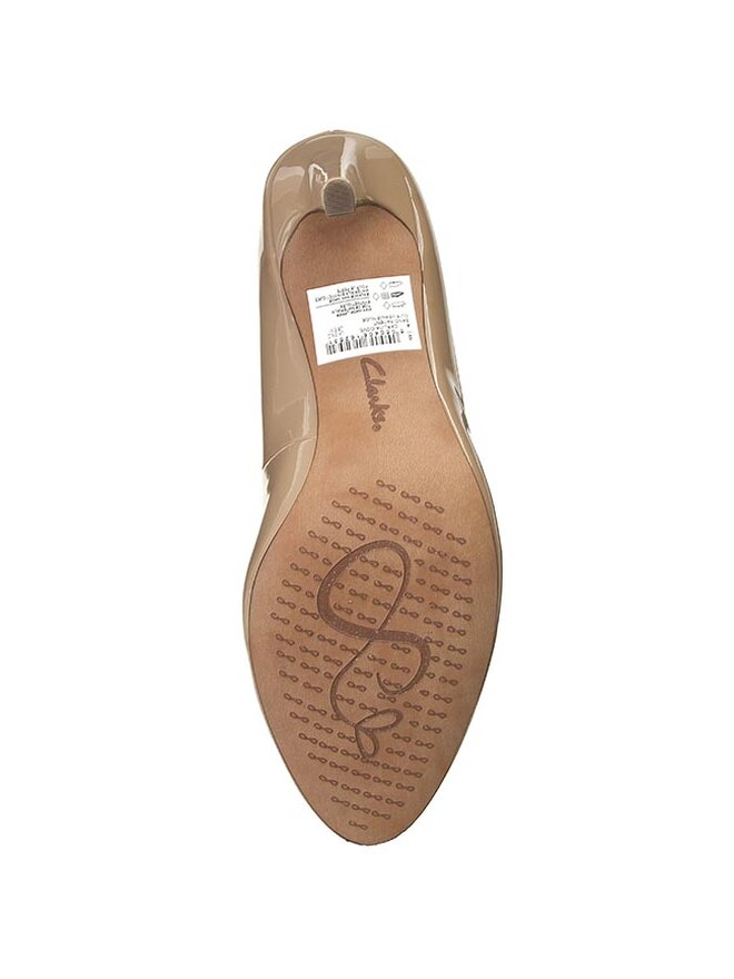 Clarks Туфлі на шпильці Clarks Carlita Cove 261175844 Бежевий