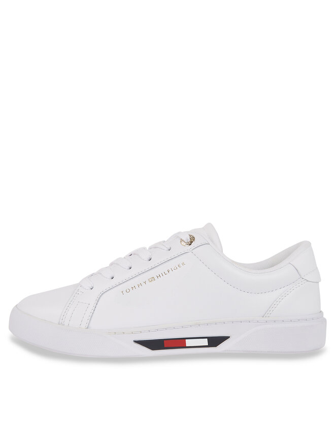 Tommy Hilfiger Zapatillas Tommy Hilfiger Global Stripes Court Sneaker FW0FW07559 Blanco