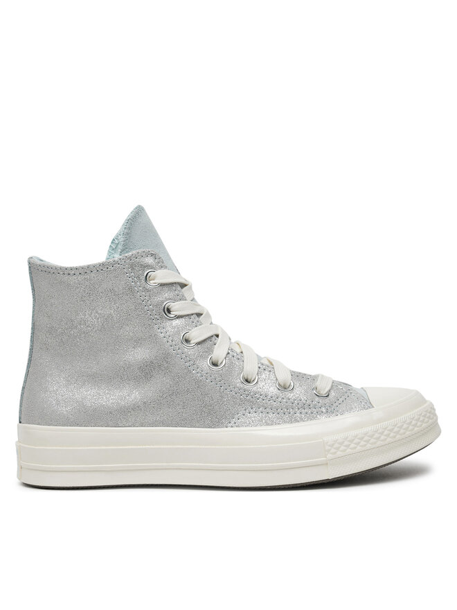 Converse Trampki Converse Chuck 70 Suede Shimmer A08224C Szary