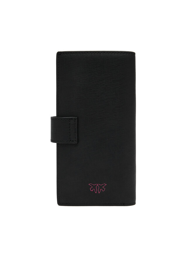 PINKO Duży Portfel Damski PINKO Continental Wallet PE 25 PCPL 104354 A29P Czarny
