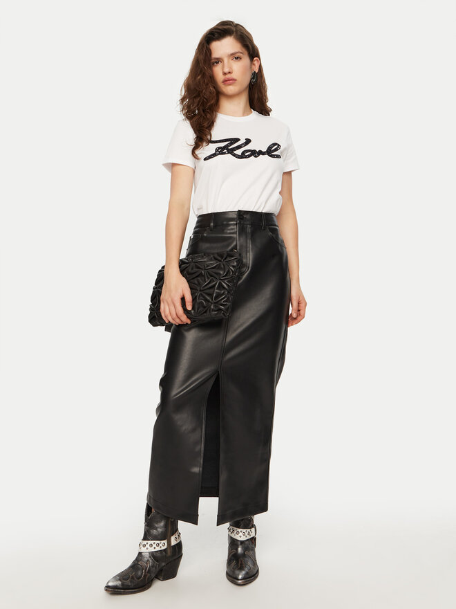KARL LAGERFELD KARL LAGERFELD Camiseta A1W17117 Blanco Regular Fit