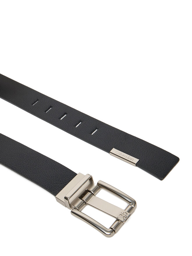 Calvin Klein Ζώνη Ανδρική Calvin Klein Ck Prong Buckle 35Mm Rev LV04D7029G Μαύρο