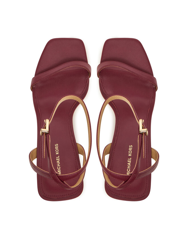 MICHAEL Michael Kors Sandały MICHAEL Michael Kors Liana 40T5LNHS1L Bordowy