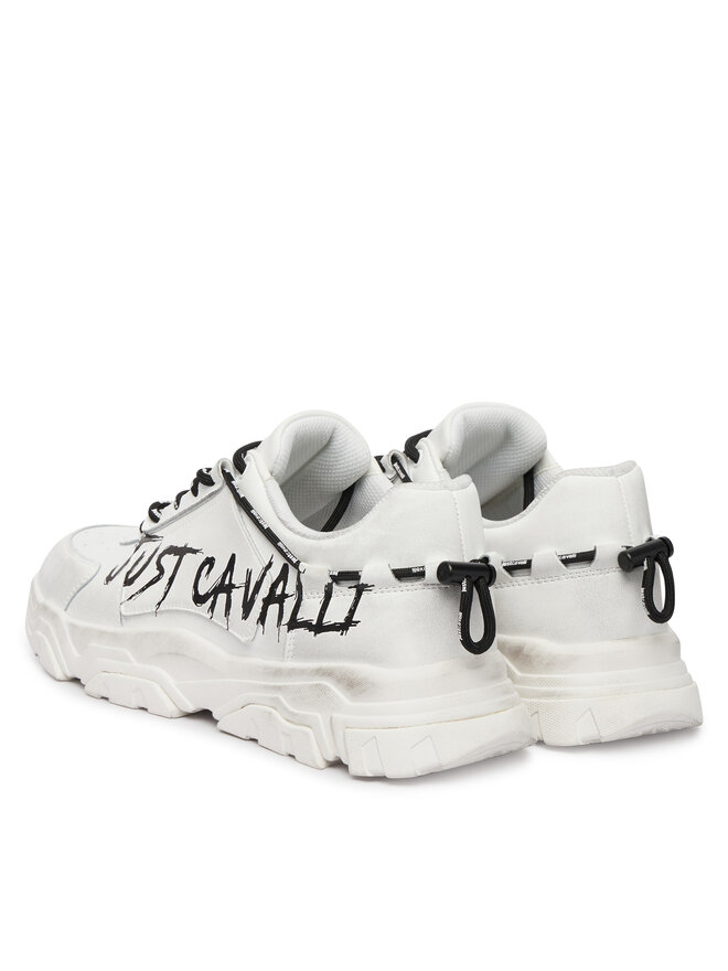 Just Cavalli Снікерcи Just Cavalli 80QA3SH1 ZPC21 Білий
