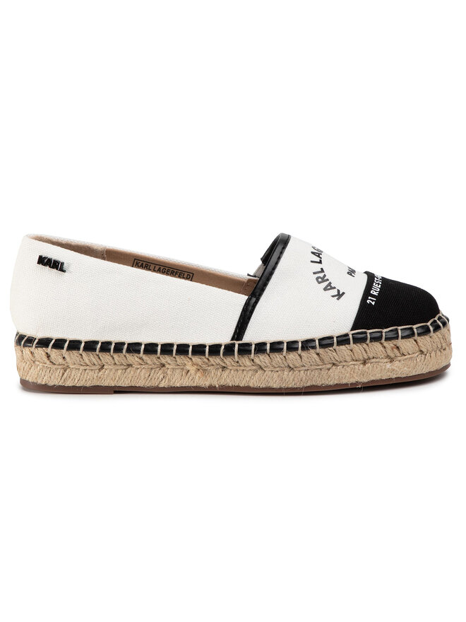 KARL LAGERFELD Espadryle KARL LAGERFELD KL80108 Biały