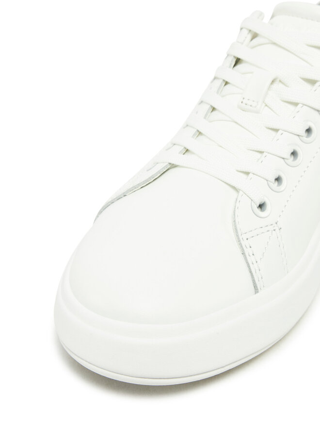 Calvin Klein Sneakersy Calvin Klein Cupsole Lace Up - Suede Bt HW0HW02404 Biały