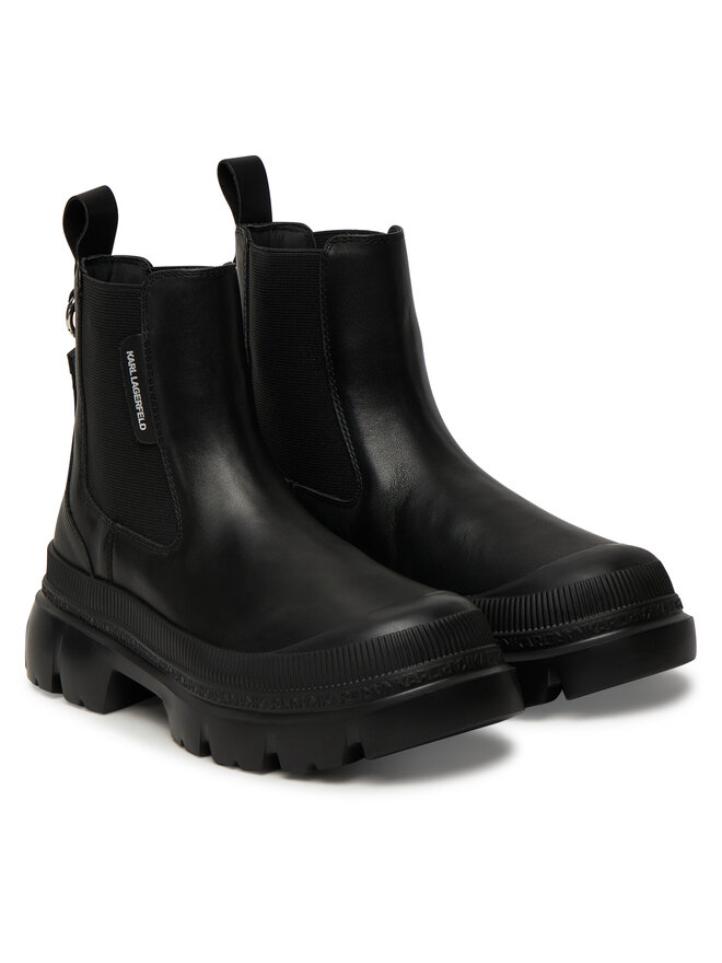 KARL LAGERFELD Боти тип челси KARL LAGERFELD KL43545 Черен