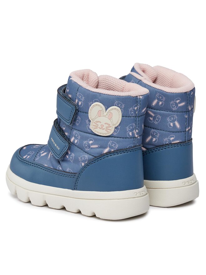Geox Sněhule Geox B Willaboom Girl B A B365AC 000MN C4005 S Modrá