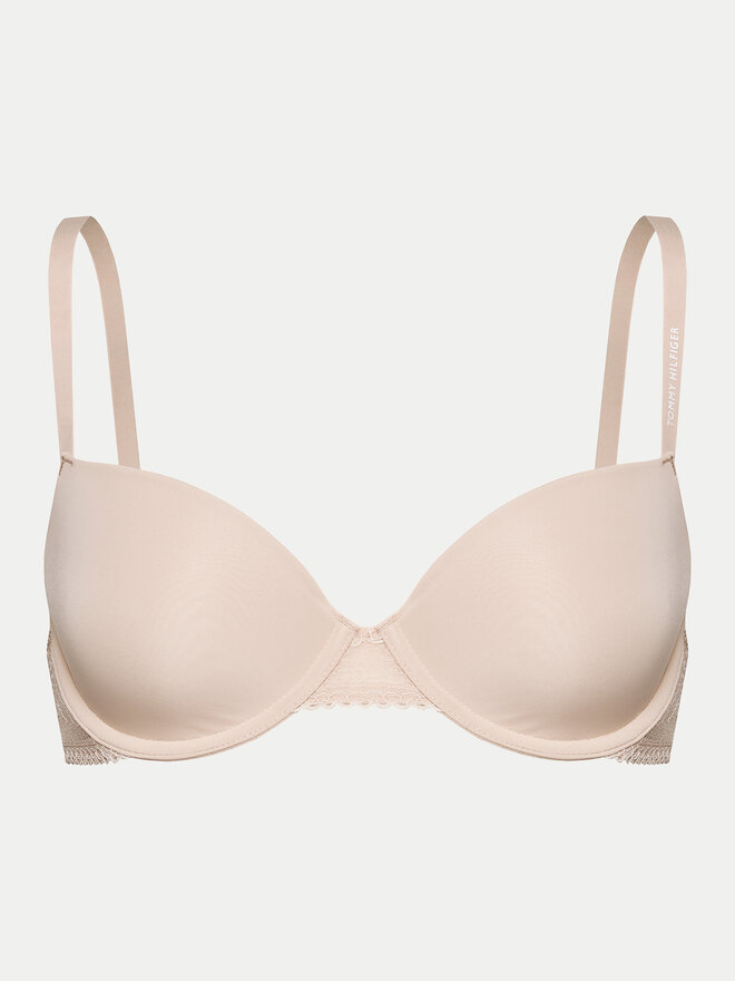Tommy Hilfiger Tommy Hilfiger Pusiau dengta (balcony bra) liemenėlė UW0UW02420 Smėlio
