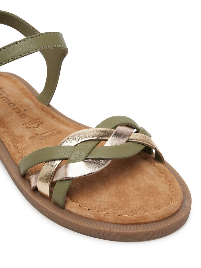Tamaris Sandały Tamaris 1-28115-44 Zielony