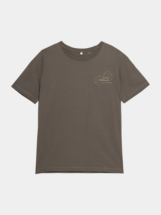 Outhorn Outhorn T-Shirt OTHAW23TTSHF0920 Grau Regular Fit