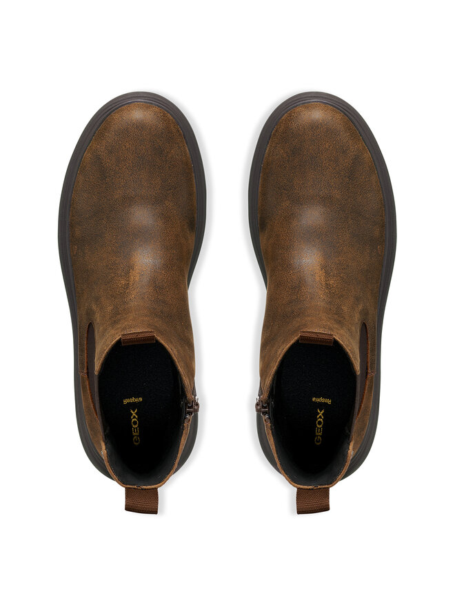 Geox Klassische Stiefeletten Geox D Lamidie + Grip Abx D46XMD 000CL C6006 Dunkelbraun
