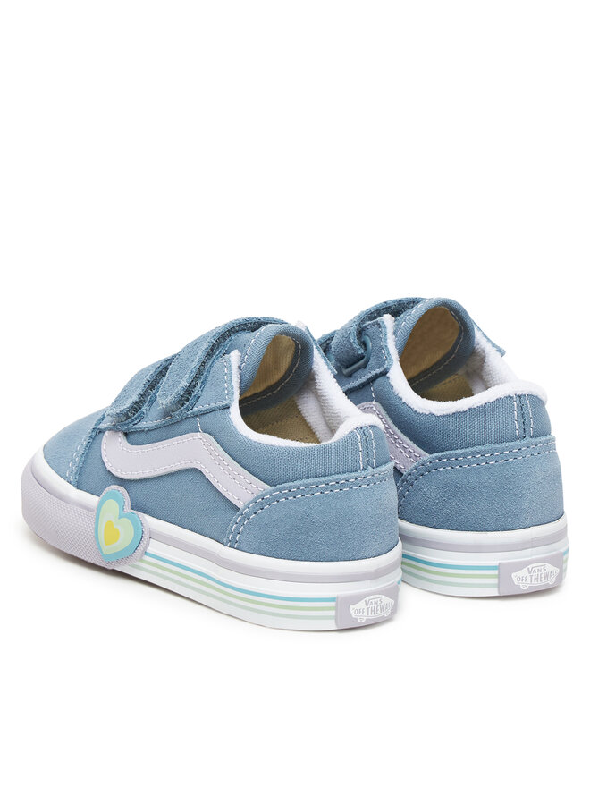 Vans Tenisówki Vans Old Skool V Heart VN000D4SCFL1 Niebieski