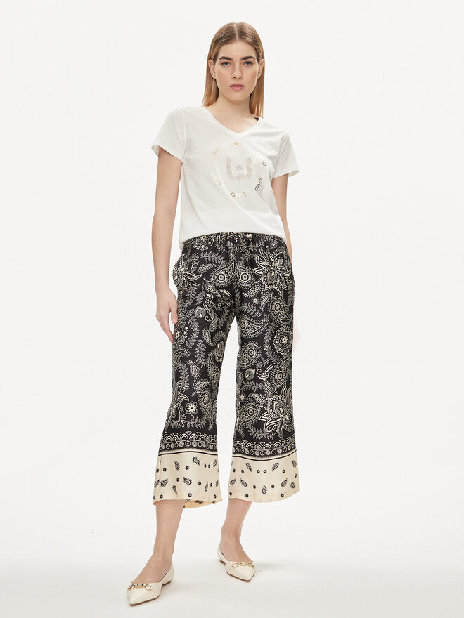 Liu Jo Liu Jo Camiseta TA4137 J6040 Blanco Regular Fit