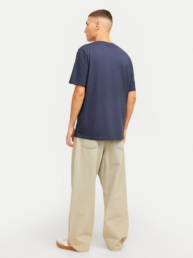 Jack&Jones Jack&Jones Póló Eight Skull 12264841 Sötétkék Standard Fit