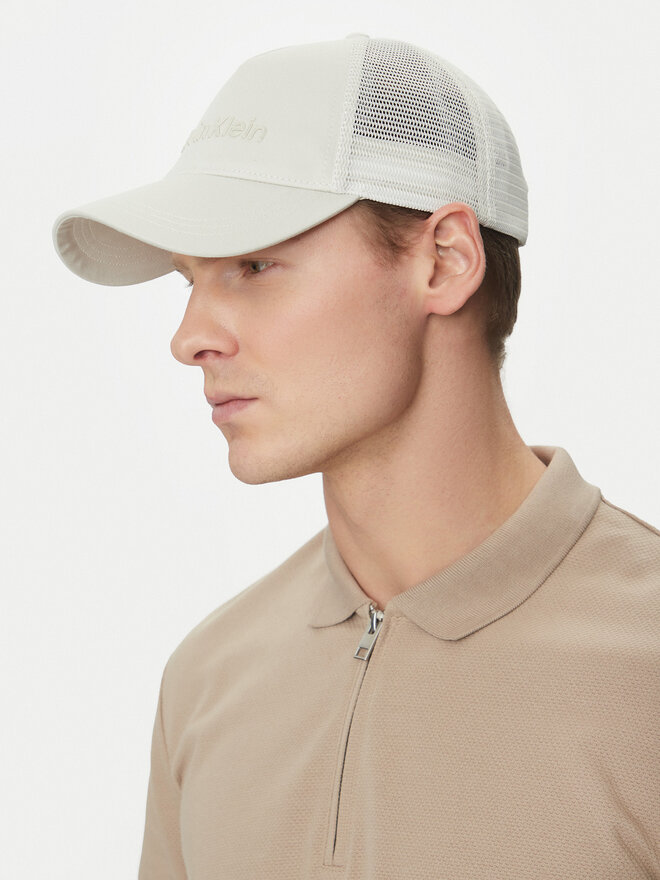 Calvin Klein Czapka z daszkiem Calvin Klein K50K513015 Beżowy