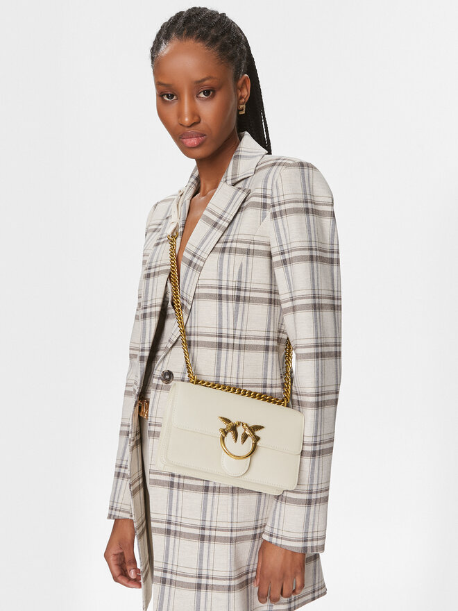 PINKO Torebka Pinko Love One Mini Dc PE 23 PRR 100074 A0F1 Écru