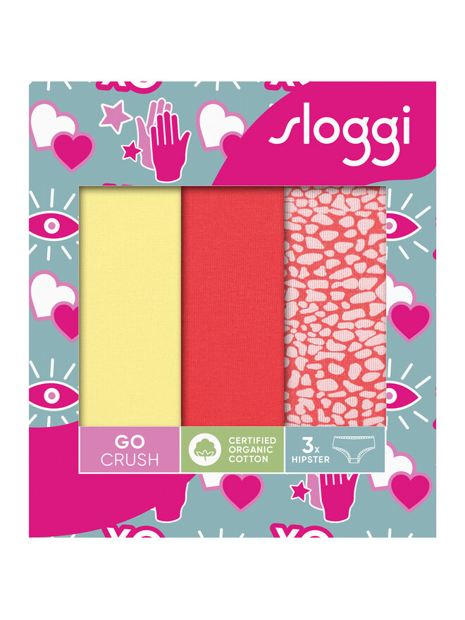 Sloggi Sloggi Набір з 3 пар класичних трусів Go Crush 10219671 Кольоровий