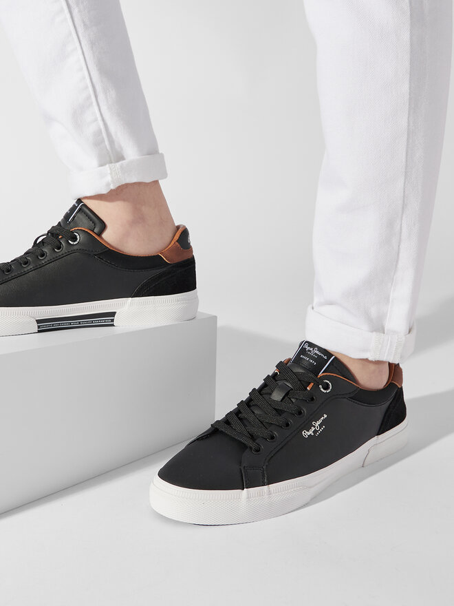 Pepe Jeans Αθλητικά Pepe Jeans Kenton Court PMS30839 Μαύρο