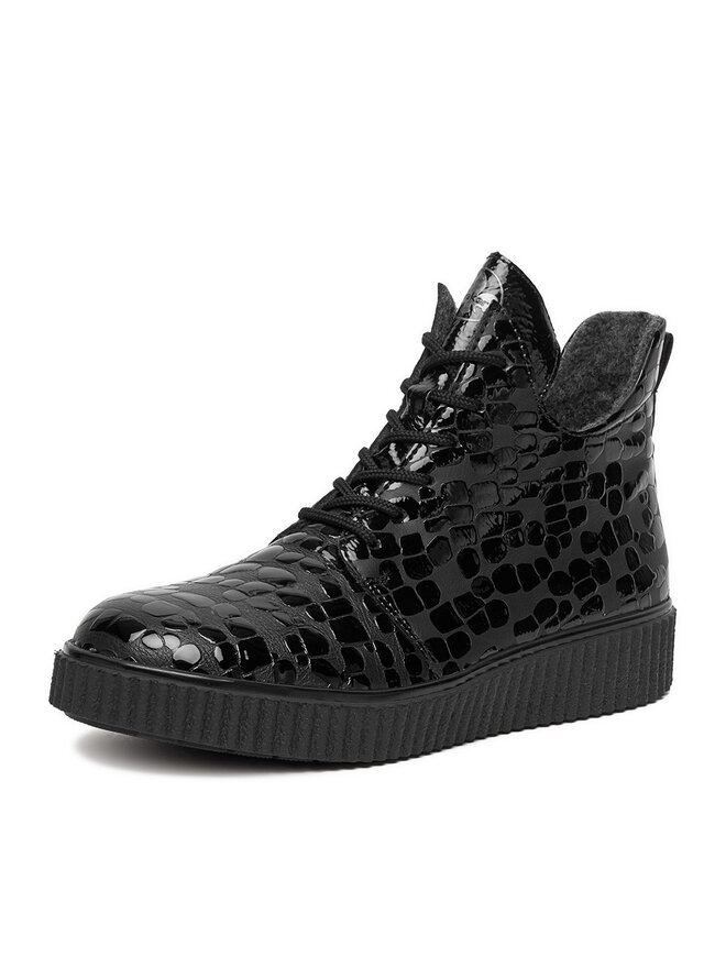 Rieker Schnürschuhe Rieker Y4301-00 Schwarz